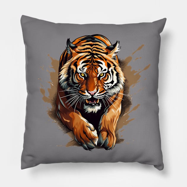 tiger Pillow by dorapeterx