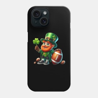 Football Leprechaun Shamrock Irish St Patricks Day Phone Case