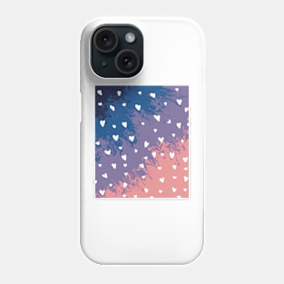 Valentine’s Day Galaxy Vintage Hearts | Swirl Pattern Phone Case