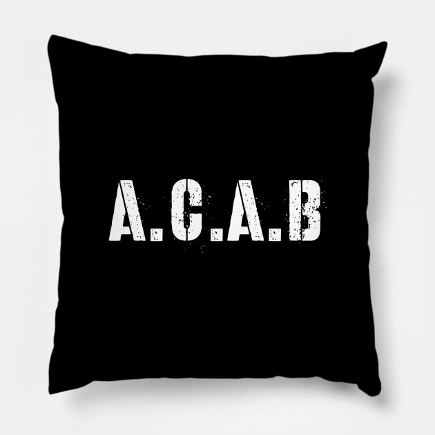 A.C,A.B Pillow by kampdiln