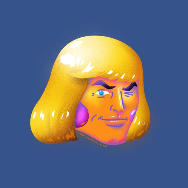 Popart Winking He-Man by juan_ignacio_rossi