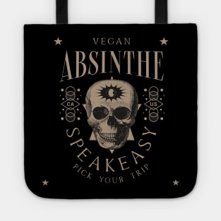 Vegan Night at the Speakeasy Streetwear Vegan Skull Tote