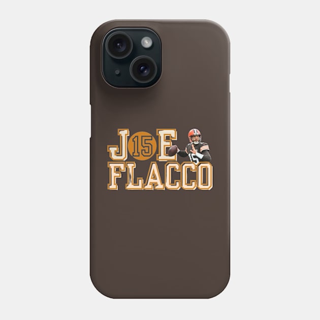 Joe Flacco 15 Cleveland Phone Case by Alexander S.