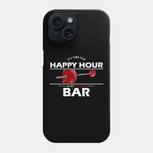 Bodybuilding with Barbell Phone Case