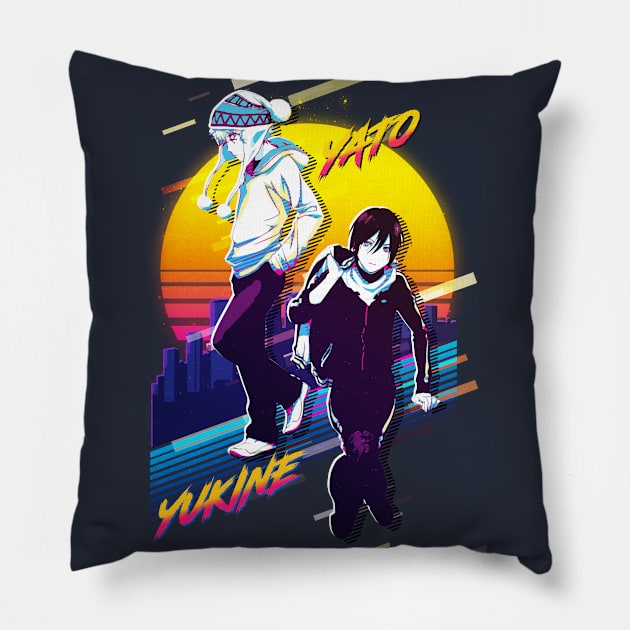 Noragami - Yukine and Yato Pillow by 80sRetro