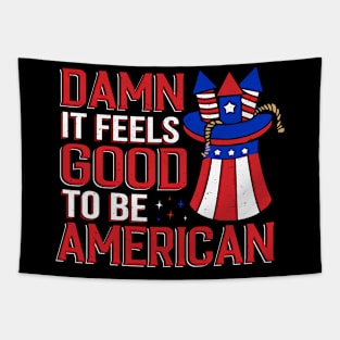 It Feels Good To Be American Tapestry