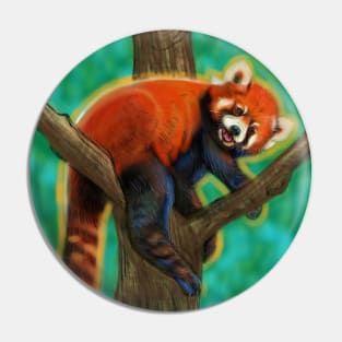 Red Panda Pin