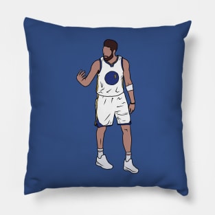 Klay Thompson 4 Rings Taunt Pillow