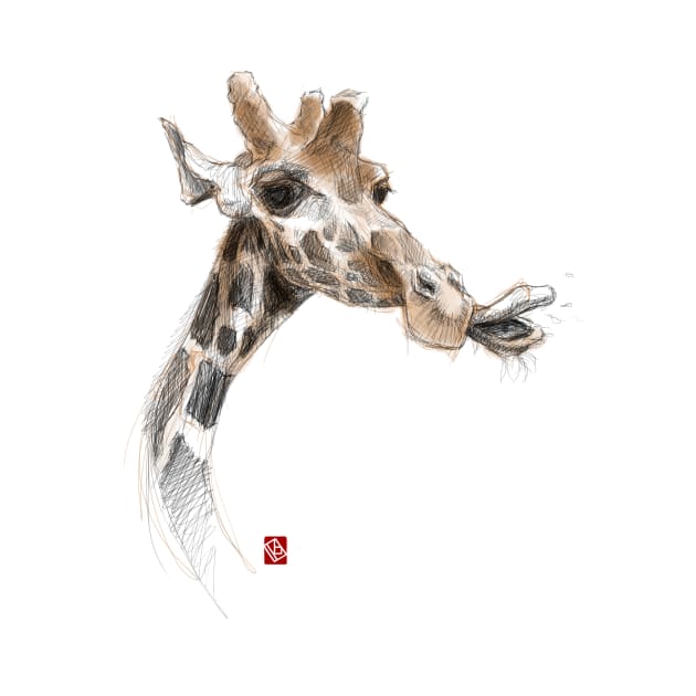 Sketchy Girafe by Khasis