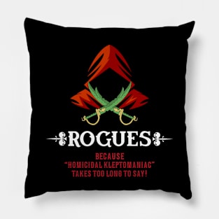 RPG Definition of Rogues Pillow