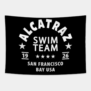 Alcatraz Prison - Alcatraz Swim Team Tapestry