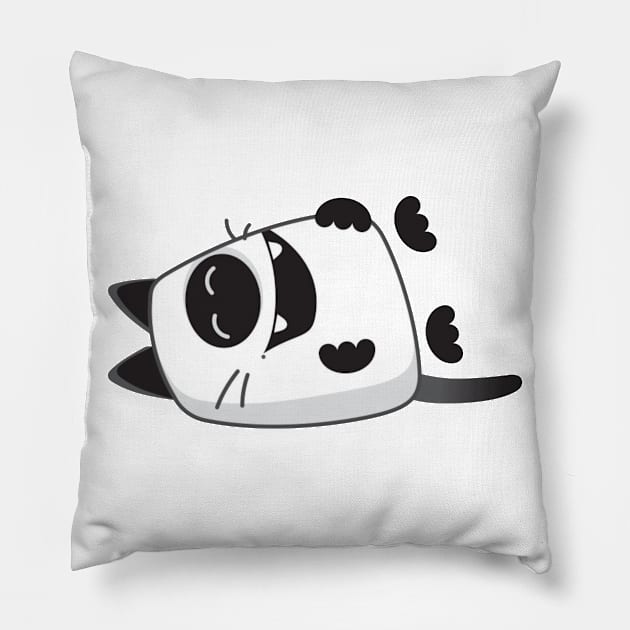Kiki the Kitty - Happy Pillow by Raiksz