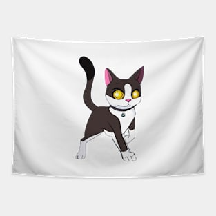 Cute Cat with Big Eyes Tapestry
