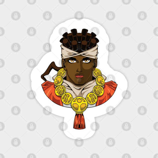 Avdol Red Anime Fan art Magnet by Branigan