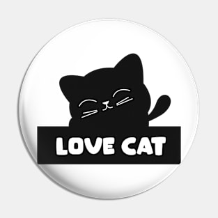 Love cat Pin