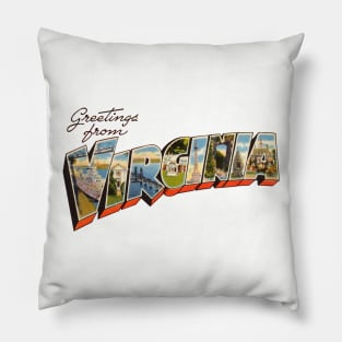 Greetings from Virginia Pillow