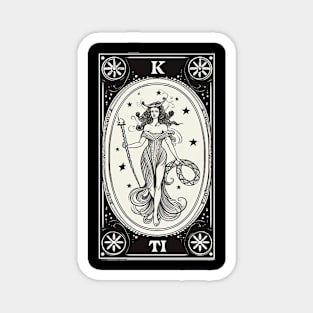 Themis Tarot Card Astrology Occult Mystical Magnet