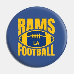 Rams LA Football Pin