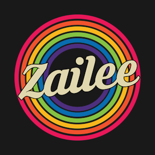 Zailee - Retro Rainbow Style T-Shirt