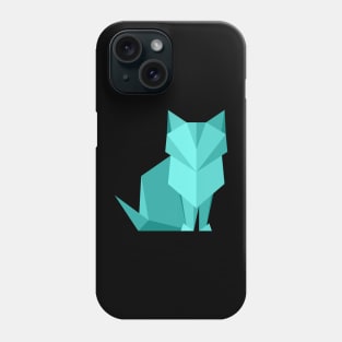 geometric cat Phone Case