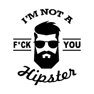 Hipster Beard Fuck You T-Shirt