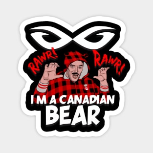 Canadian Bear Shirt Magnet