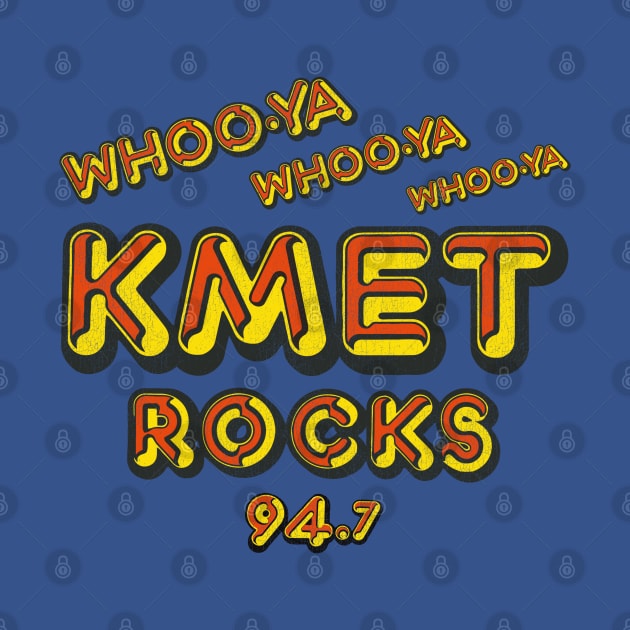 KMET Rocks Retro Defunct Los Angeles Radio Station by darklordpug