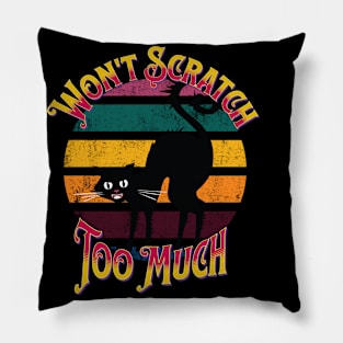 Black Cat – Won’t Scratch Pillow