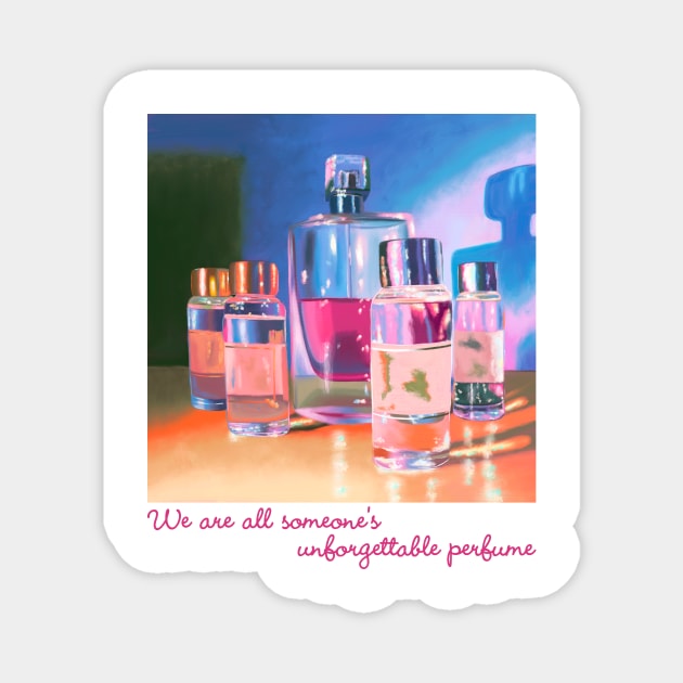 Perfume illustration Magnet by Karla-Kiky