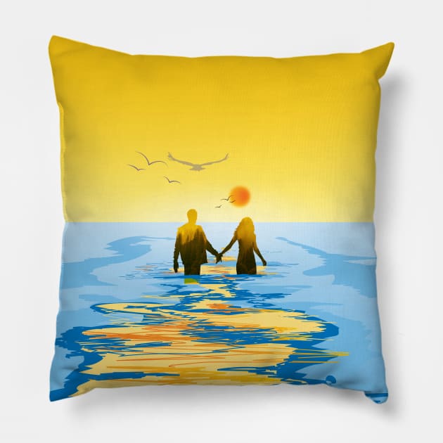 Couple Pillow by B&K