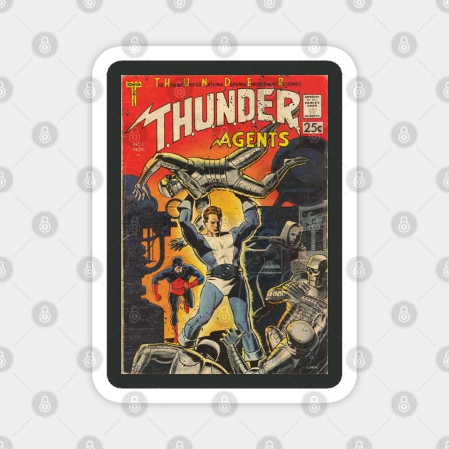 THUNDER Agents Magnet by ThirteenthFloor