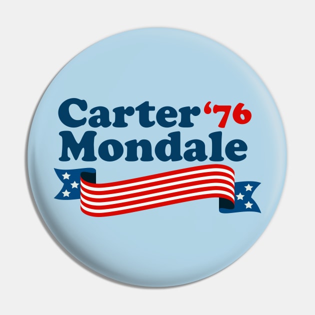 Carter Mondale '76 Retro Election Pin by epiclovedesigns