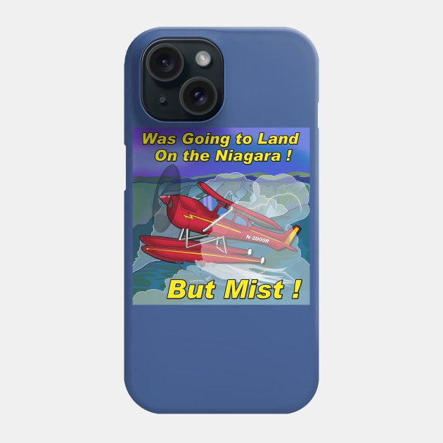 Landing on Niagara Falls Phone Case by lytebound