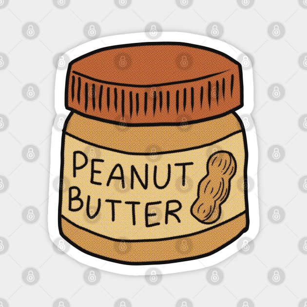 Peanut Butter Magnet by ROLLIE MC SCROLLIE