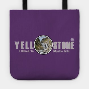 I Hiked to Mystic Falls, Yellowstone National Park - dark Tote