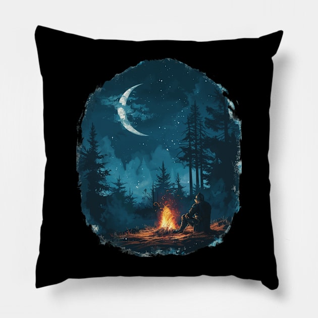 Dark Souls Questing Quandaries Pillow by Skeleton. listening to music