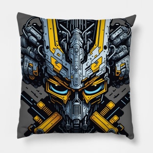 Mecha Skull S03 D71 Pillow