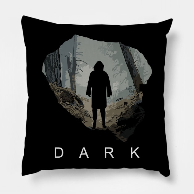 Dark the time traveler Pillow by atizadorgris