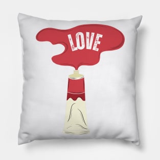 In February We Wear Red, February in Love Pillow