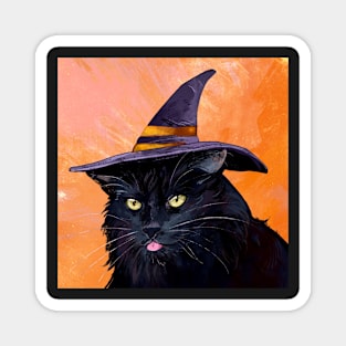 Halloween Cat Magnet