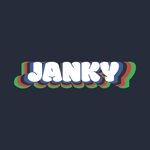 Janky | WUBRG JANKY MTG LOGO by ChristophZombie