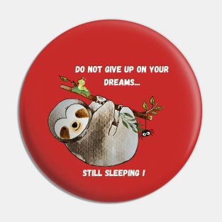 sleepy bear Pin