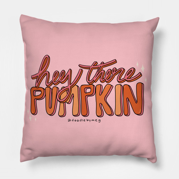 hey pumpkin pillow