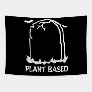 Plant Based Vegan Halloween Tapestry