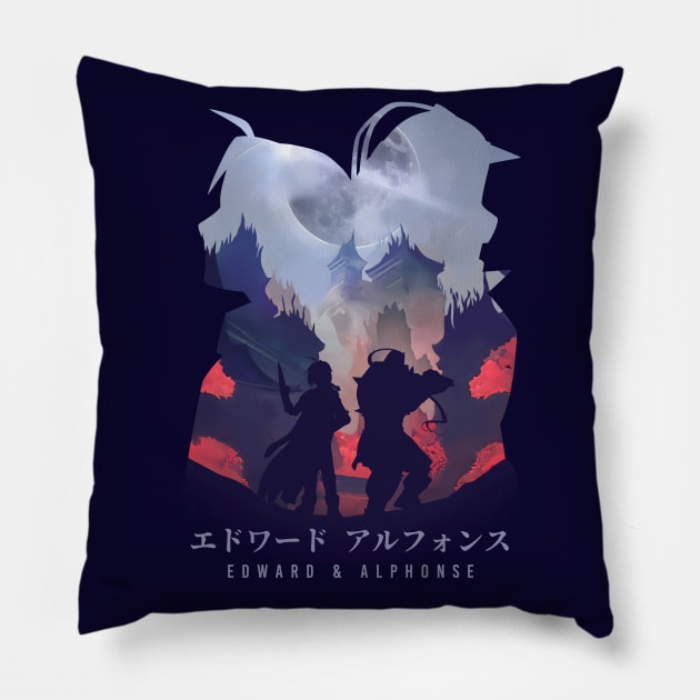 Edward Alphonse - Dark Illusion Pillow by The Artz