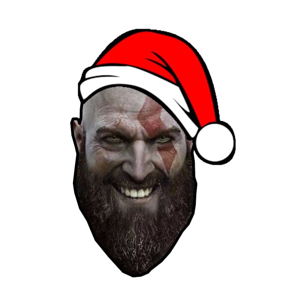 Smiley Santa Christmas Kratos by StebopDesigns