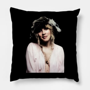 Vintage stevie nicks 90s Pillow