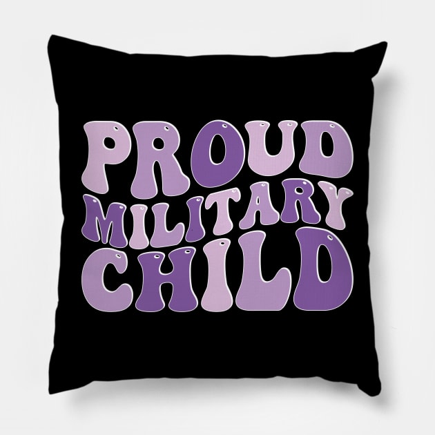 proud military child Pillow by mdr design