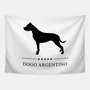 Dogo Argentino Black Silhouette Tapestry