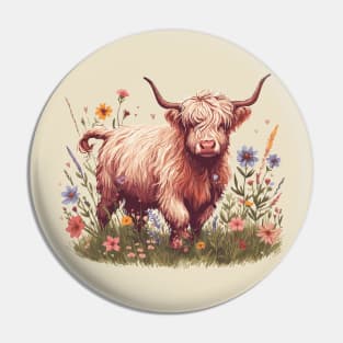 Cottagecore Aesthetics Vintage Cow Pin